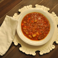 Beef and vegetable soup